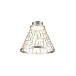 LED Плафон VENTI 20W 1260lm CCT 2700K 3000K 4000K Ø400 сиво/шампанско BD343400CGC