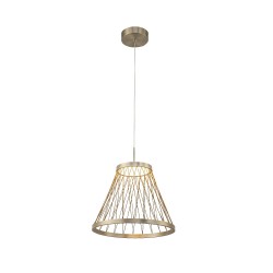 LED Пендел VENTI 20W 1260lm CCT 2700K 3000K 4000K Ø400 сиво/шампанско BD343400PGC