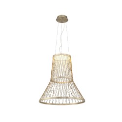 LED Пендел VENTI 40W 2840lm CCT 2700K 3000K 4000K Ø600 сиво/шампанско BD343600PGC