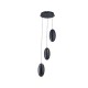 LED Пендел ELLITON 12W 8400lm 2700K Ø270 черен мат BD384D3PBK