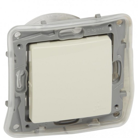 Ключ единичен СХ.1 10A IP44 крем 764613 NILOE LEGRAND