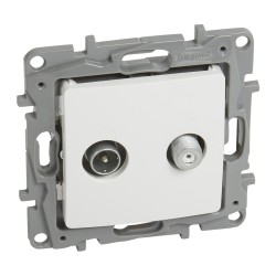Розетка TV+SAT крайна 10dB бяла 764558 NILOE LEGRAND