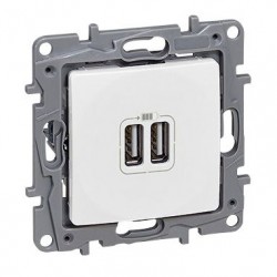 Розетка 2xUSB 2400mA бяла 764594 NILOE LEGRAND