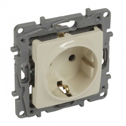 Контакт шуко 16A крем 764639 NILOE LEGRAND