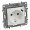 Контакт шуко бял 764535 2P+E +USB 764535 NILOE LEGRAND