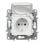 Контакт с капак шуко IP44 Бял 764531 NILOE LEGRAND