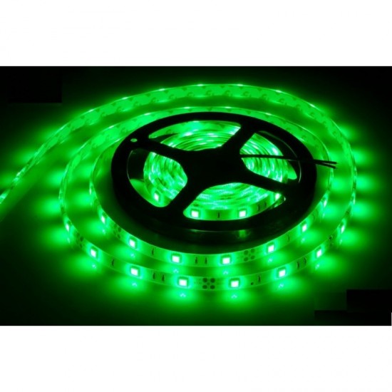 LED лента 3528 60/1 3.2W/m 12V зелана 5m