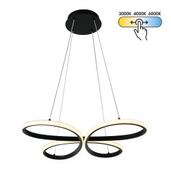 LED Пендел BUTTERFLY 37W 1200lm  CCT 3000-4000-6000K бял