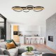 LED плафон MATTEO ∙ 38W ∙ черно+дърво ∙ CCT ∙ 3000-4000-6400K