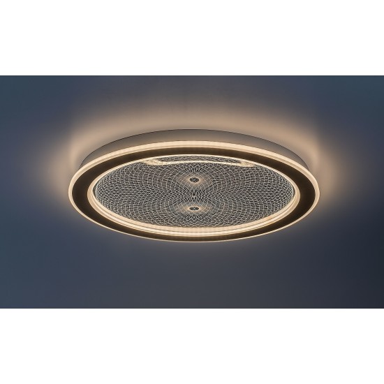 LED Плафон ZOFRAEL 34W 3000-6500K 2400lm злато димируем 71282 RABALUX
