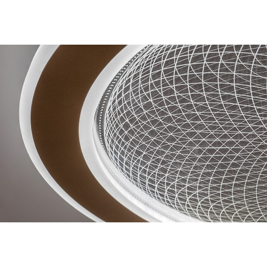 LED Плафон ZOFRAEL 34W 3000-6500K 2400lm злато димируем 71282 RABALUX
