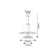 LED Пендел ZOFRAEL 36W 3000K 2400lm злато 72412 RABALUX