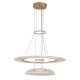 LED Пендел ZOFRAEL 36W 3000K 2400lm злато 72412 RABALUX