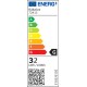 LED Пендел ZOFRAEL 32W 3000K 2450lm злато 72413 RABALUX