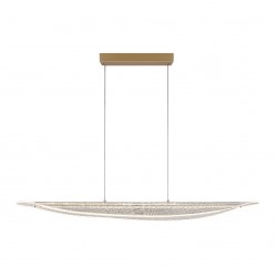 LED Пендел ZOFRAEL 32W 3000K 2450lm злато 72413 RABALUX