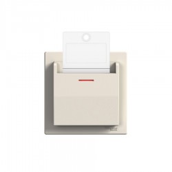 Механизъм ключ карта крем Schneider Asfora EPH6200123