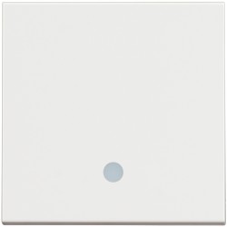 Ключ единичен с LED индикация СХ.1 10A бял гланц RW4001M2L CLASSIA BTICINO