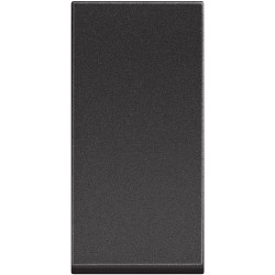 Ключ единичен италиански стандарт СХ.1 10A черен мат RG4001P CLASSIA BTICINO