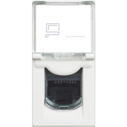 Розетка RJ45 cat.5e UTP бял гланц RW4279C5 CLASSIA BTICINO
