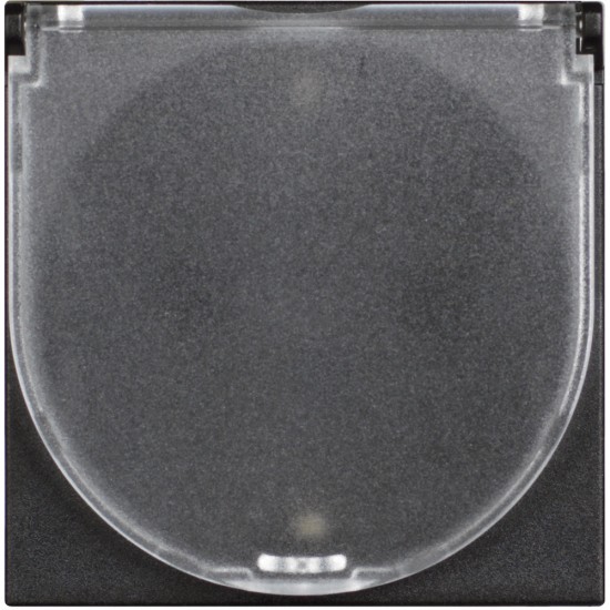 Контакт с капак 16А черен мат RG4141C CLASSIA BTICINO