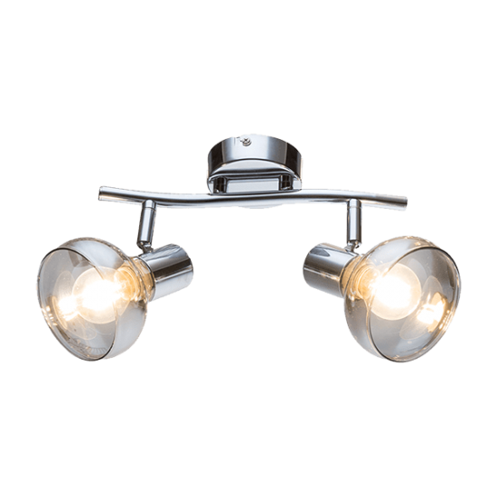 Спот за таван ADDY 2xE14 хром L-280mm