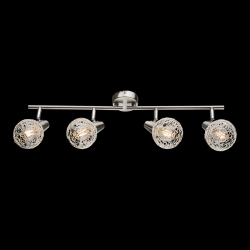 Спот за таван JULIE 4xE14 сатен хром/алуминий L-600mm