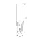 LED КРУШКА G9 7W 3000K 800lm  220V