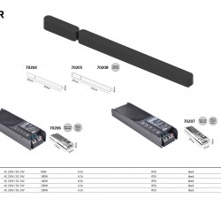 SMART Захранващ трансформатор за релсова система LiTrack 70208 100W 24V DC