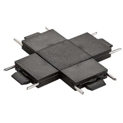 Х-образен коннектор  LiTrack 70202 черен
