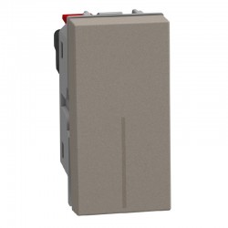 Ключ единичен италиански стандарт СХ.1 10A камък YG4001A Light Now BTICINO