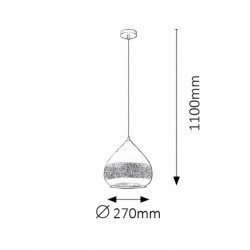 Висящо осветително тяло KAIA 2278 1xE27