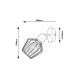 Стенен аплик BELANO 3534 1xE27