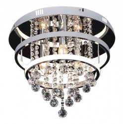 LED Кристална плафониера PALLAS 2237 32W+3xE14 2030lm 4000K