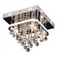 LED Кристална плафониера PALLAS 2238 23W+4xE14 1470lm 4000K