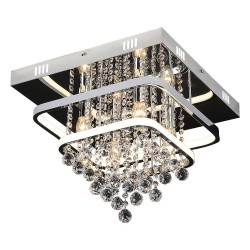 LED Кристална плафониера PALLAS 2239 36W+4xE14 2430lm 4000K