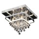 LED Кристална плафониера PALLAS 2239 36W+4xE14 2430lm 4000K