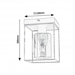 Плафониера CHADWICK 71031 1xE27