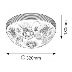 Плафониера ANNABELLA 8638 2xE27