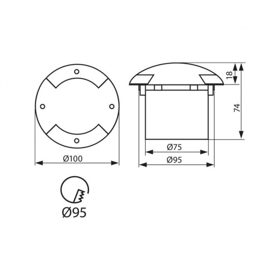 LED осветително тяло PULSAR LED ∙ IP65