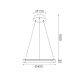 LED пендел HARMONY 24W 1900lm CCT 3000-4000-6000K злато