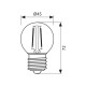LED КРУШКА Е27 4W 3000K 470lm P45 малък балон filament