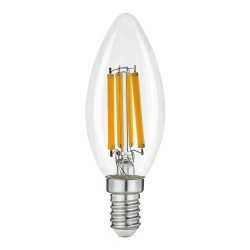 LED КРУШКА Е14 7W 4000K 960lm B35 свещ filament