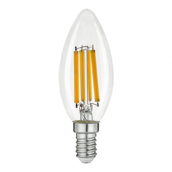 LED КРУШКА Е14 7W 3000K 960lm B35 свещ filament