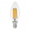 LED КРУШКА Е14 7W 3000K 960lm B35 свещ filament