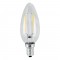 LED КРУШКА Е14 4W 3000K 470lm B35 свещ filament