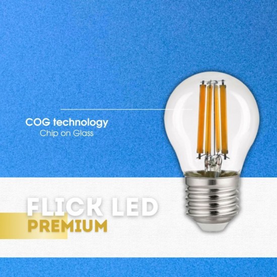 LED КРУШКА Е27 7W 4000K 960lm P45 filament