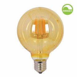 LED КРУШКА Е27 6W 2700K 550lm G95 VINTAGE димируема filament