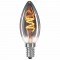 LED КРУШКА Е14 2W 1800K 50lm B35 SMOKE  filament