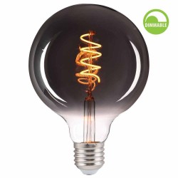 LED КРУШКА Е27 4W 1800K 100lm G125 SMOKE димируема filament