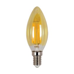 LED КРУШКА Е14 4W 2700K 380lm B35 свещ VINTAGE  filament